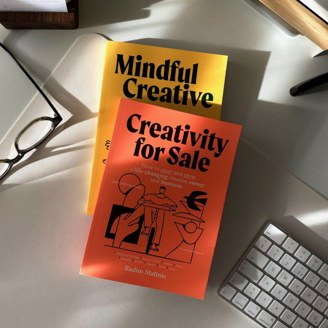 Creativity for Sale and Mindful Creative by Radim Malinic