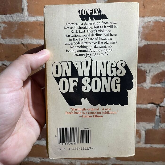 On Wings of Song by Thomas M. Disch (Bantam) 4