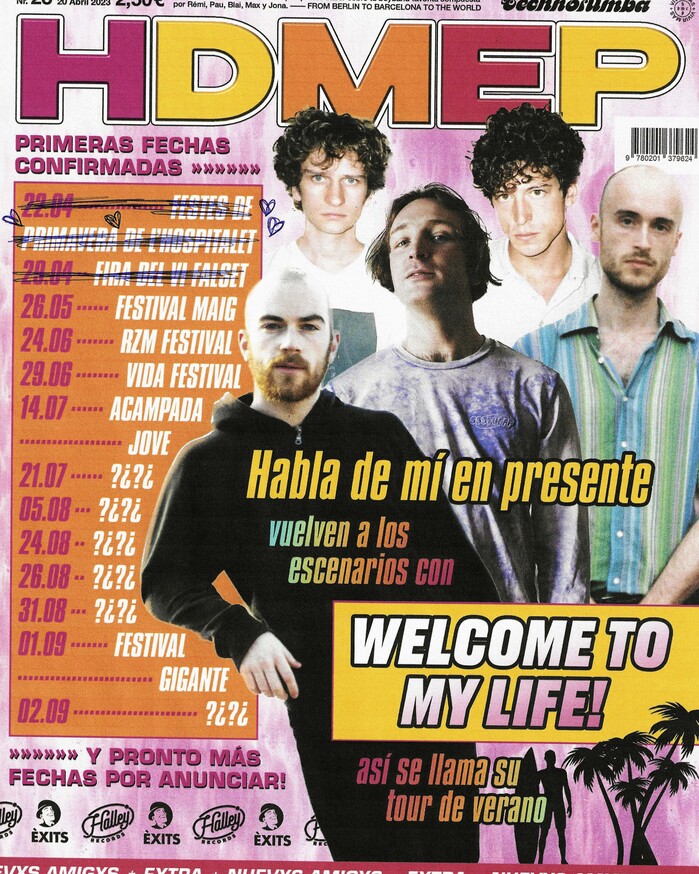 Habla de Mí en Presente – Welcome To My Life tour posters 1