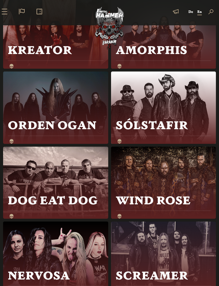 Metal Hammer Paradise website 6