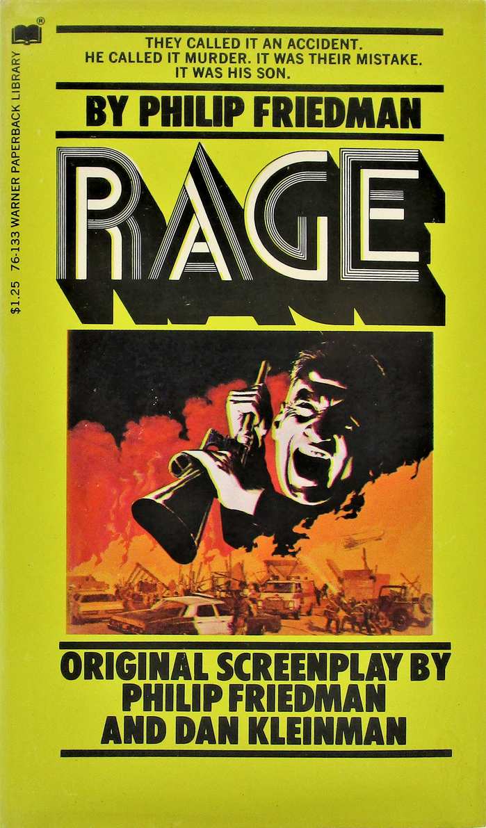Rage by Philip Friedman (Warner Paperback Library)