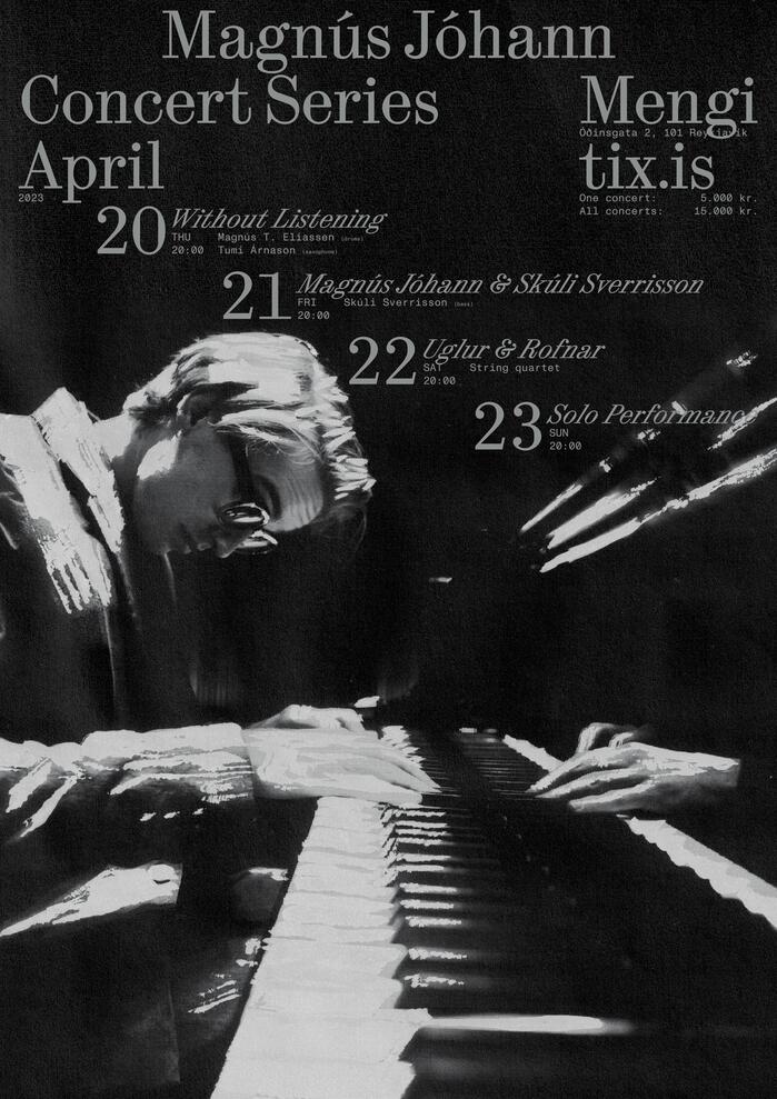 Magnús Jóhann Concert Series poster 1