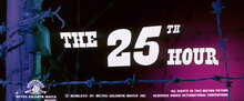 <cite>The 25th Hour</cite> (1967) title sequence