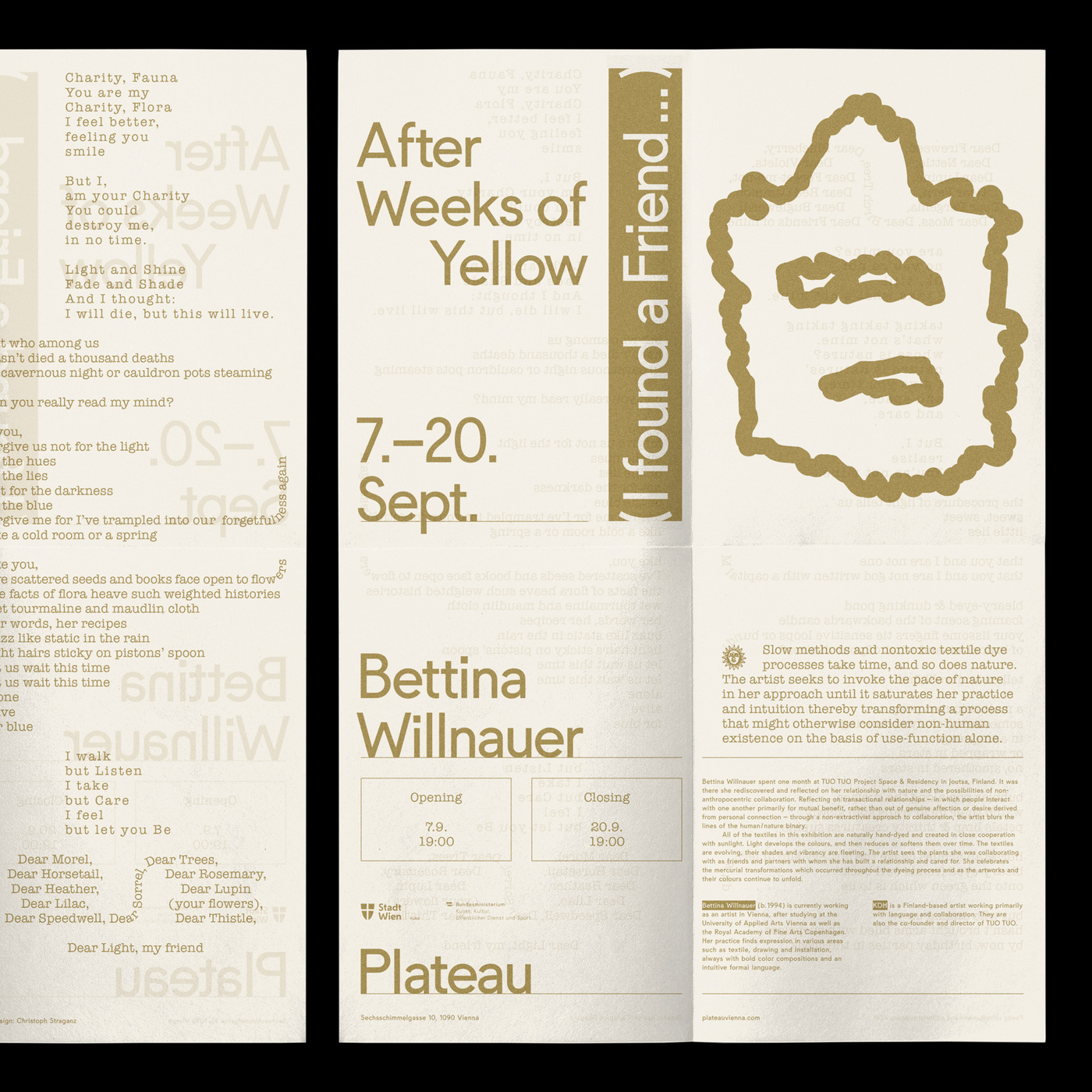 Bettina Willnauer – After Weeks of Yellow (I found a Friend...) exhibition