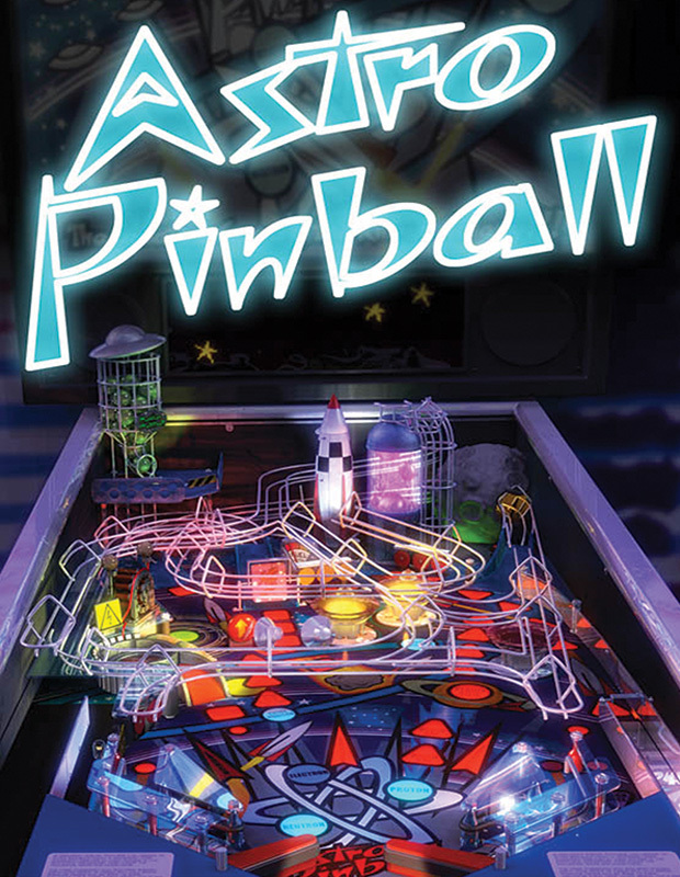 Astro Pinball arcade game 1