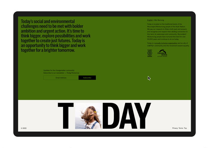 Today Design website 1