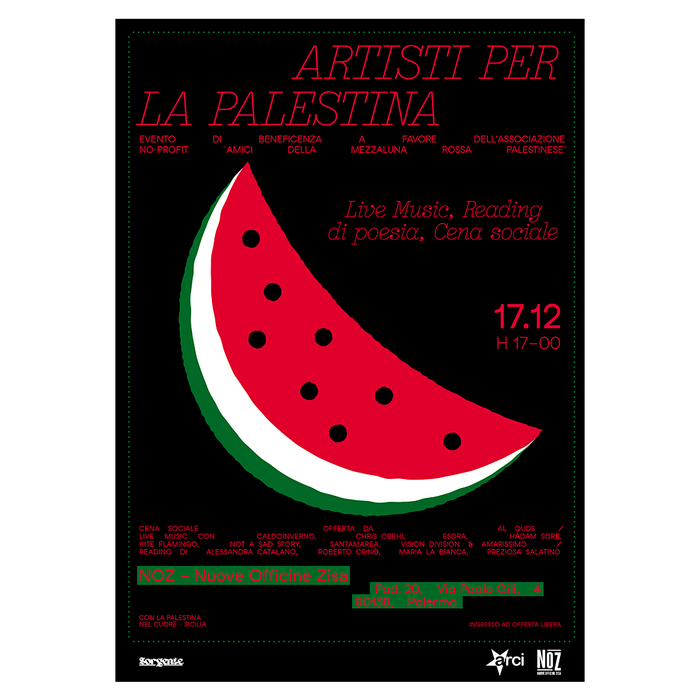 Artisti per la Palestina poster 1
