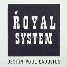 Royal System by Paul Cadovius logo and advertising