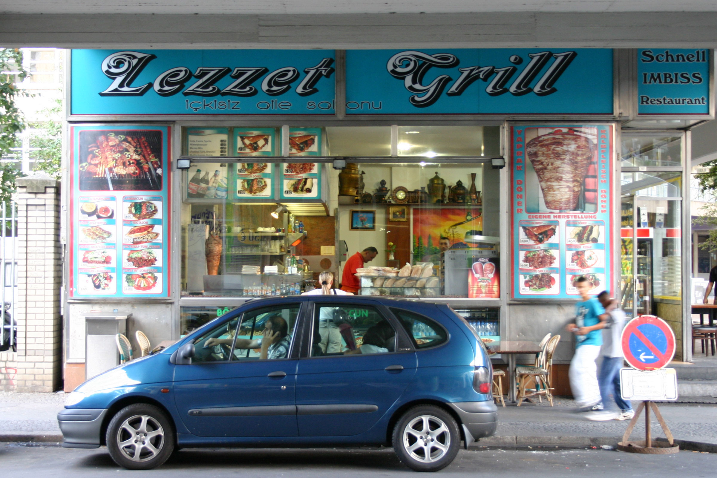 Lezzet Grill Schnellimbiss Restaurant, Berlin Fonts In