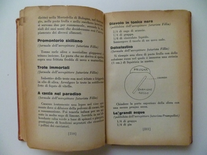 The Futurist’s Cookbook by F. T. Marinetti, 1st edition 8