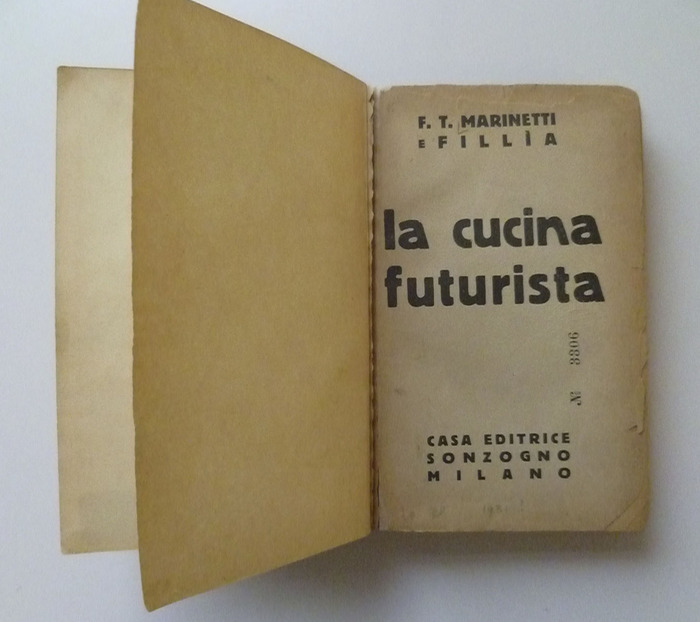 The Futurist’s Cookbook by F. T. Marinetti, 1st edition 1