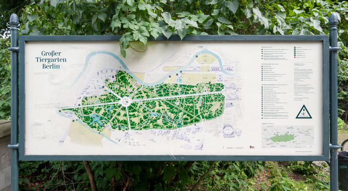 Wayfinding system Großer Tiergarten 2