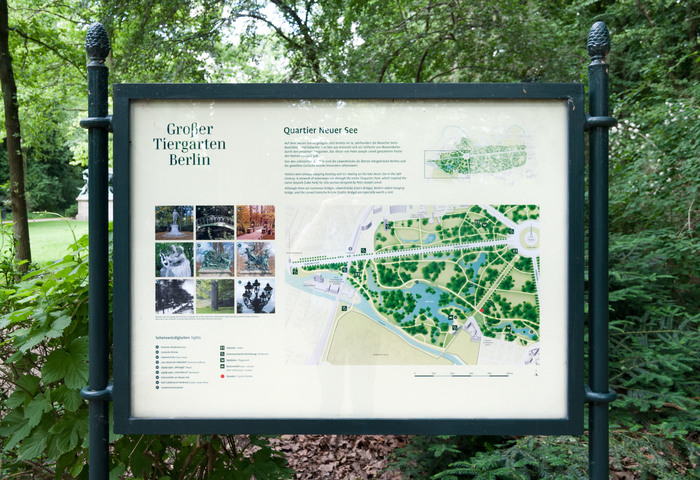 Wayfinding system Großer Tiergarten 4