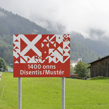 Disentis signs and infographics
