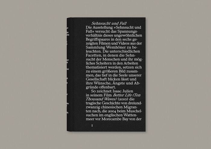 Sehnsucht und Fall exhibition catalog 2