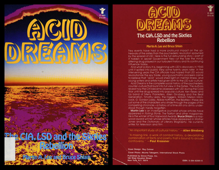First printing of the first Grove Press paperback edition, 1985. The subtitle and the authors’ names are arranged in a different, less readable way. The synopsis and blurbs on the back are set in , the credits in .