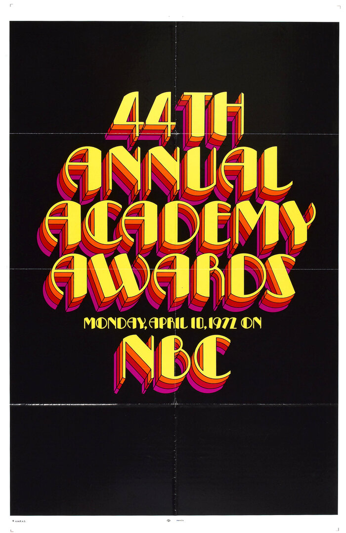 44th Annual Academy Awards poster