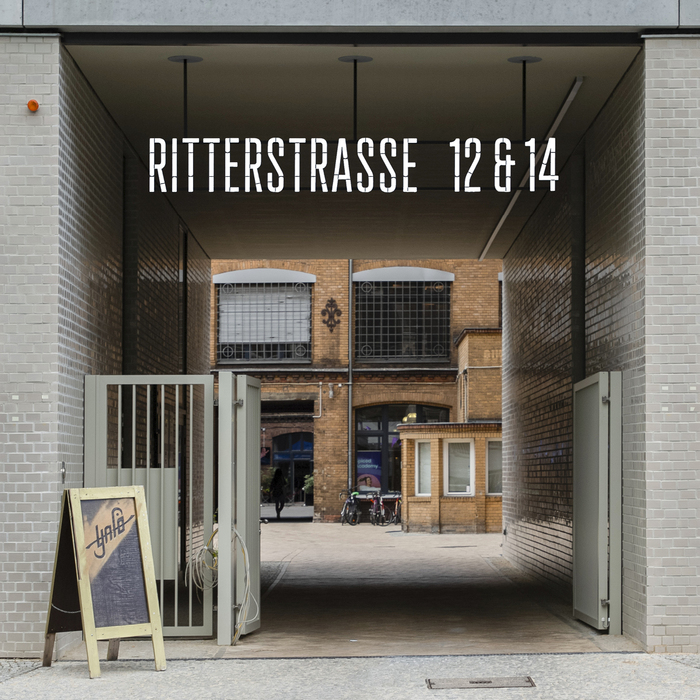 Ritterstraße 12 &amp; 14 signage 1