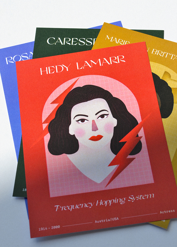 Inventive Women postcard series 1