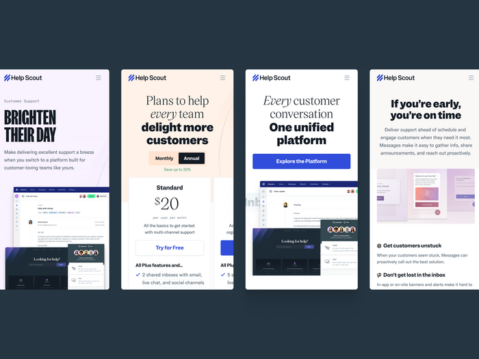 Help Scout brand refresh 2