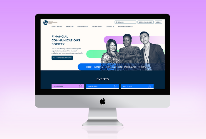 Financial Communications Society website 1