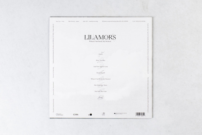 LILAMORS – When I Am Dead, My Dearest album art 2