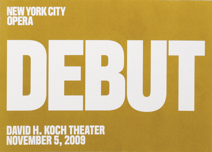 New York City Opera (2009–2013) 4