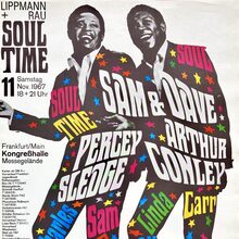 Soul Time at Kongresshalle Frankfurt concert poster