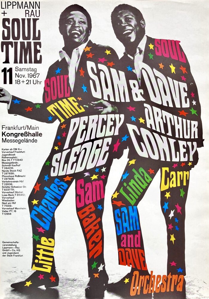 Soul Time at Kongresshalle Frankfurt concert poster