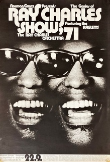 Ray Charles at Philipshalle Düsseldorf concert poster