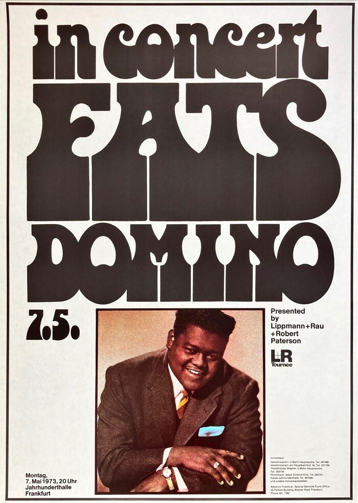 Poster for the show at Jahrhunderthalle Frankfurt