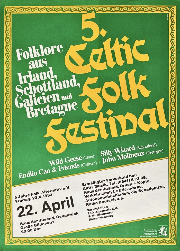 5. Celtic Folk Festival poster
