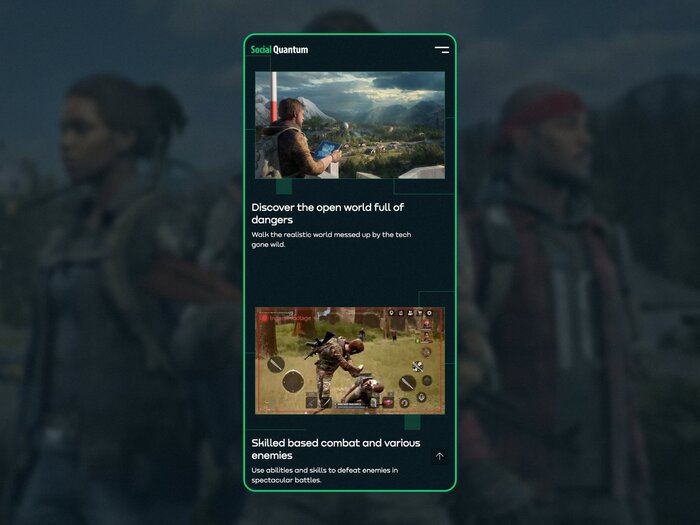 Social Quantum website 2