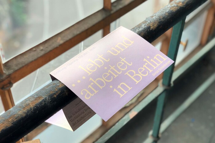 …lebt und arbeitet in Berlin by Sonya Schönberger 1