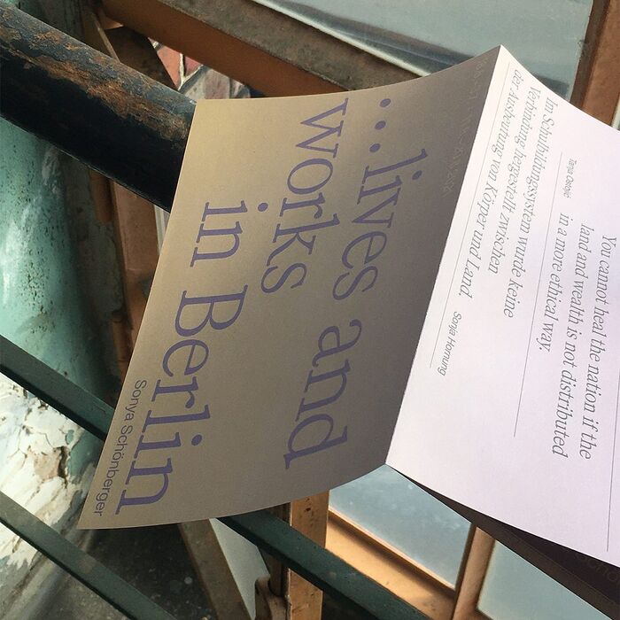 …lebt und arbeitet in Berlin by Sonya Schönberger 4