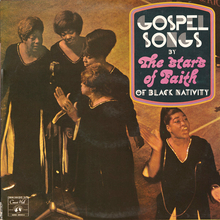 The Stars of Faith of Black Nativity – <cite>Gospel Songs</cite> album art