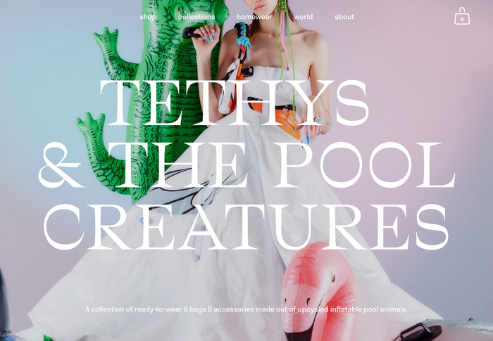 Banner for the Tethys &amp; the Mythical Pool Creatures collection
