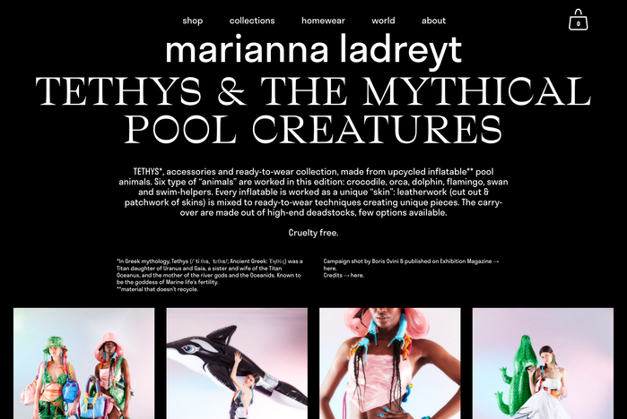 Page about the Tethys &amp; the Mythical Pool Creatures collection