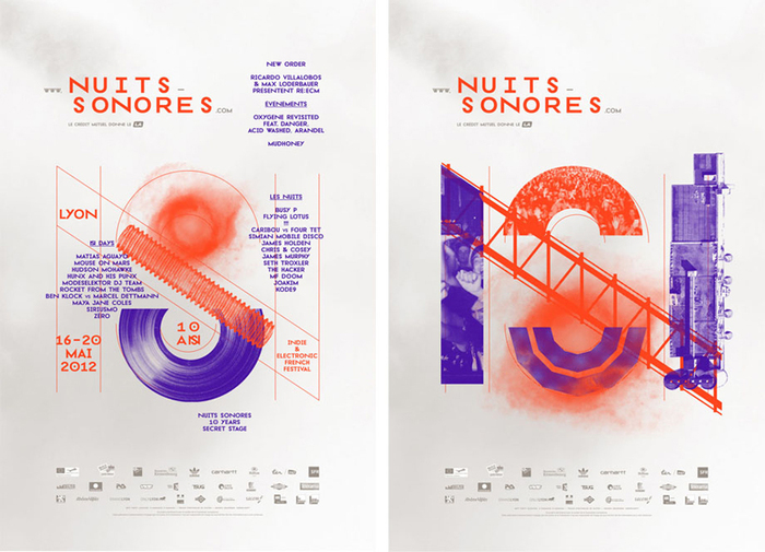 Posters for the 2012 edition