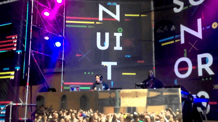 Back to back: Laurent Garnier vs. Carl Cox at Nuits Sonores, 8 May 2013, Lyon