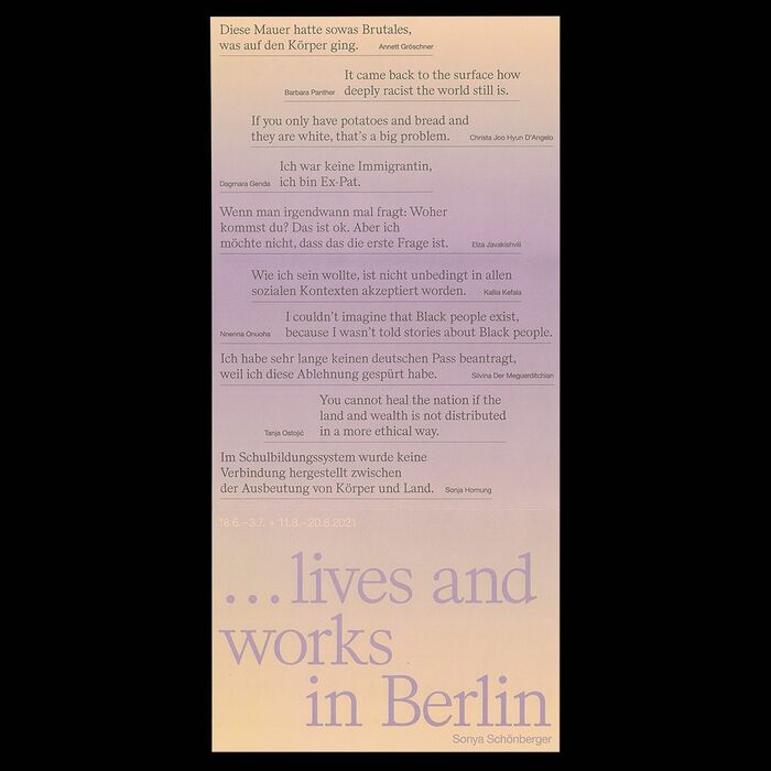 …lebt und arbeitet in Berlin by Sonya Schönberger 3
