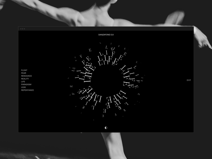 Danzafono 3.0 website 2