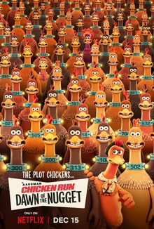 <cite>Chicken Run: Dawn of the Nugget</cite> movie posters