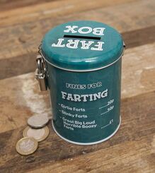 “Pay Up Instant Fines For …” tins