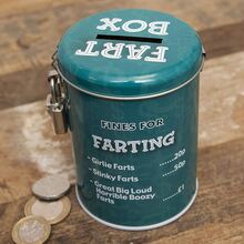 “Pay Up Instant Fines For …” tins
