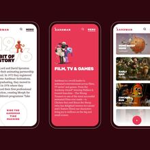 Aardman Animations website