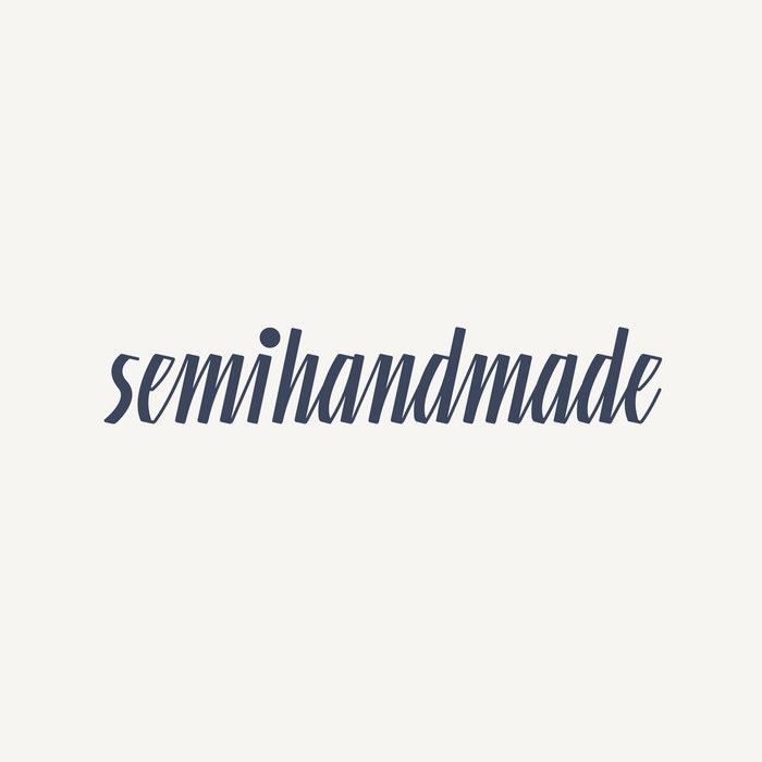 Semihandmade logo and website 1