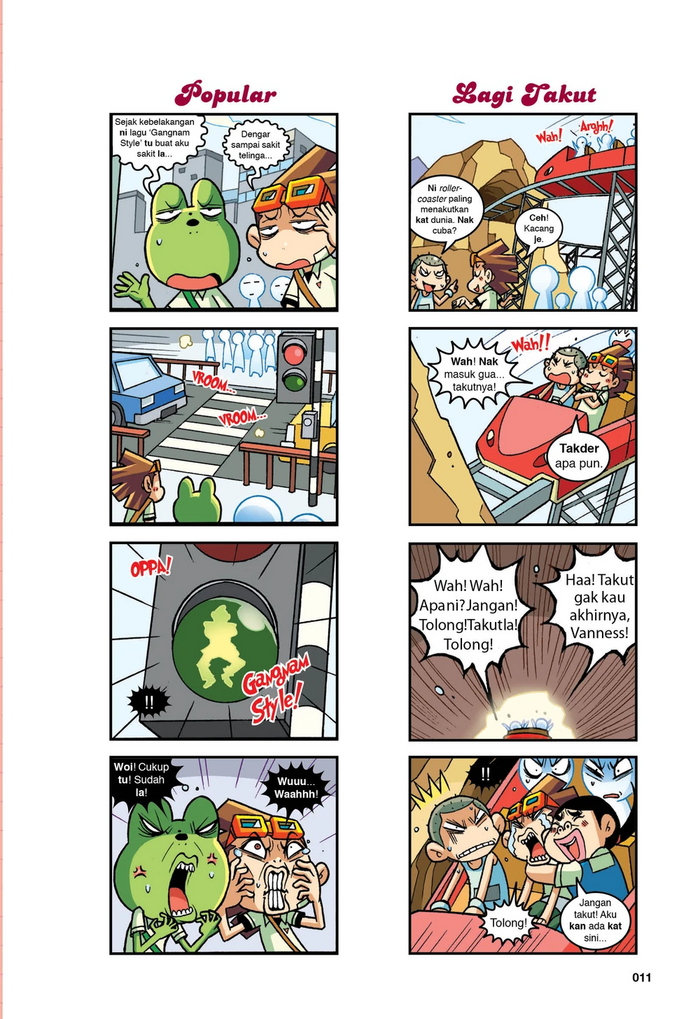 Verdana can be seen in the third panel of the comic strip titled “Lagi Takut” (nglish: “Even More Terrified”).