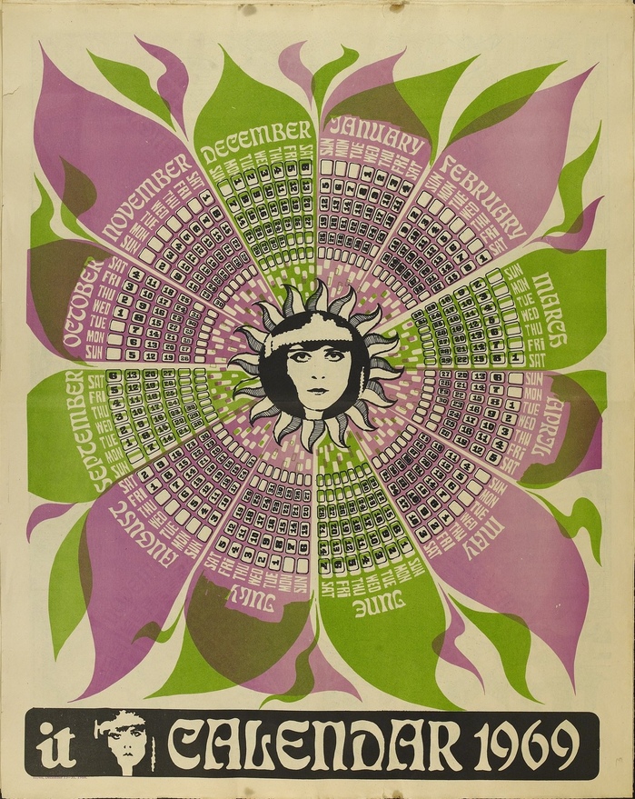International Times calendar 1969