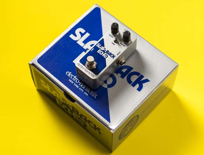 The new version on the pedal on its packaging